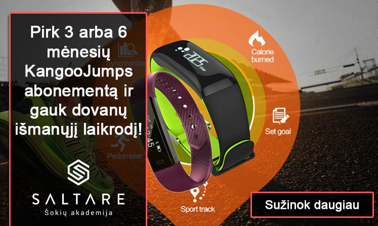 Kangoo Jumps Ismanusis laikrodis dovanu su KangooJumps!